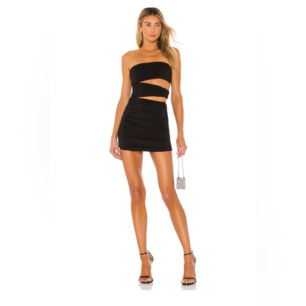 Alaric Mini Dress in Black